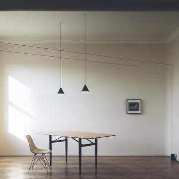 String Light Cone pendel - Blå, 12 m kabel - Flos