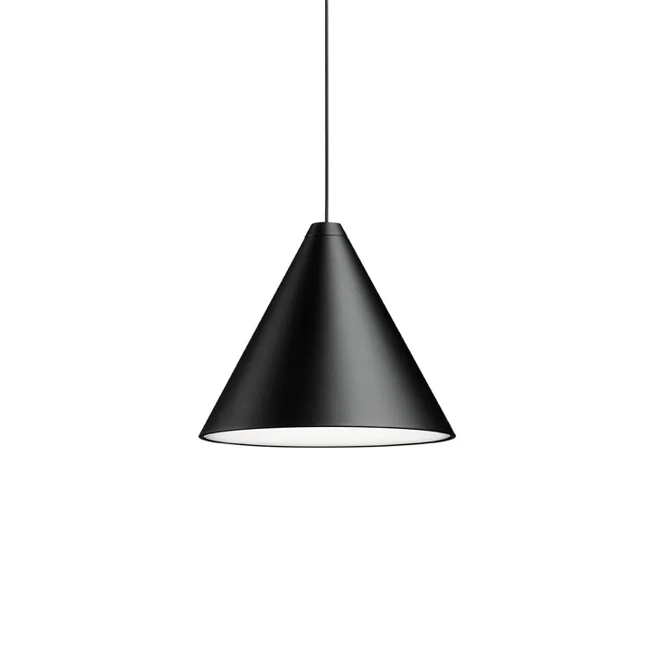 String Light Cone pendel - Svart, 22 m kabel - Flos