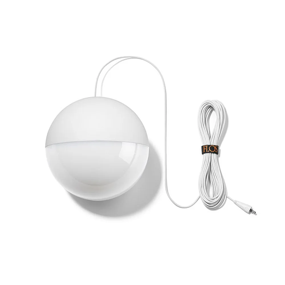 String Light Sphere pendel, Vit, 12 m kabel Flos