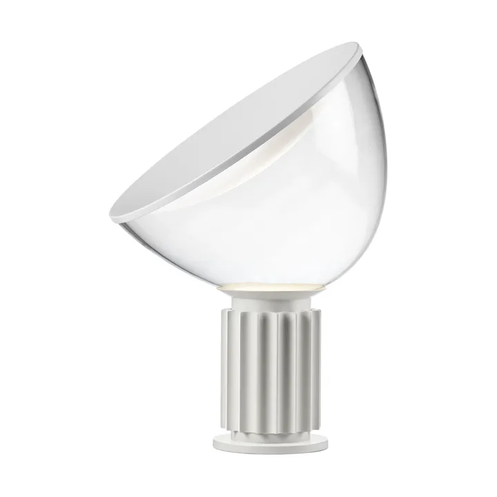 Taccia Small bordslampa LED 48,5 cm - Mattvit-glaskupa - Flos