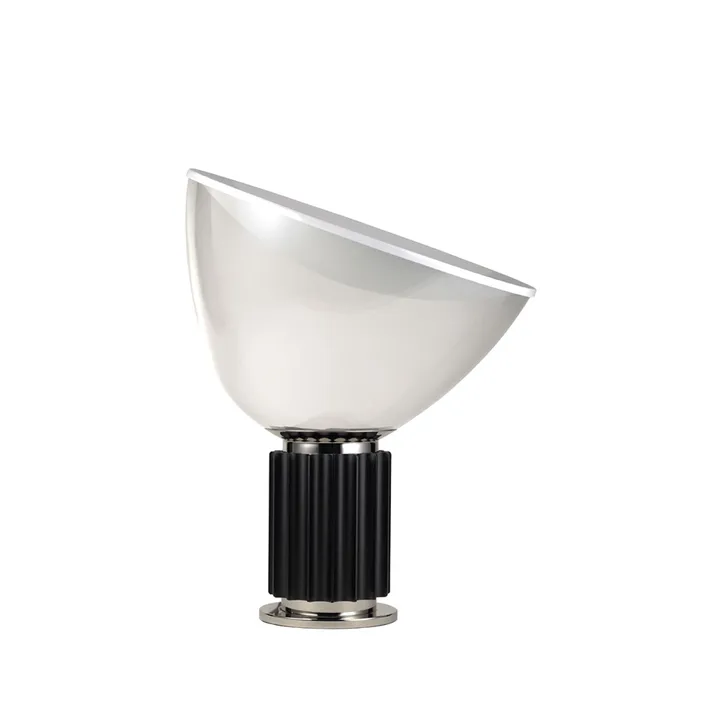Taccia Small bordslampa LED 48,5 cm - Svart-glaskupa - Flos