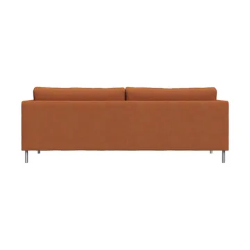 Alex 2,5-sits soffa - Tyg Hiro Rustred-aluminiumben - Fogia