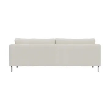 Alex 2,5-sits soffa - Tyg Hiro White-aluminiumben - Fogia