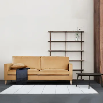 Alex 2,5-sits soffa - Tyg noah 18 mole, aluminiumben - Fogia