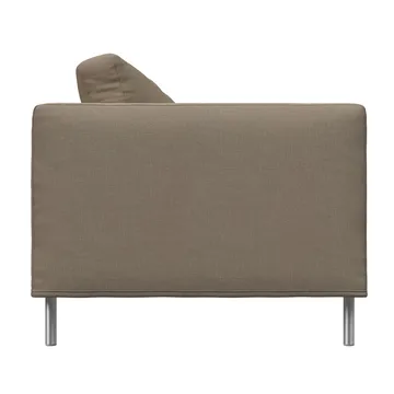 Alex 2,5-sits soffa - Tyg noah 18 mole, aluminiumben - Fogia