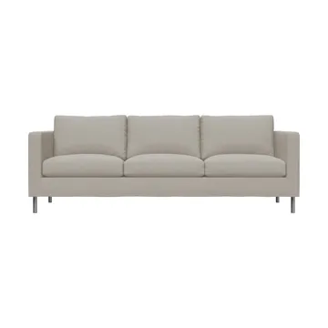 Alex 3-sits soffa - Tyg Hiro Sand-aluminiumben - Fogia