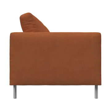 Alex High 2,5-sits soffa - Tyg Hiro Rustred-aluminiumben - Fogia