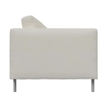 Alex High 2,5-sits soffa - Tyg Hiro White-aluminiumben - Fogia