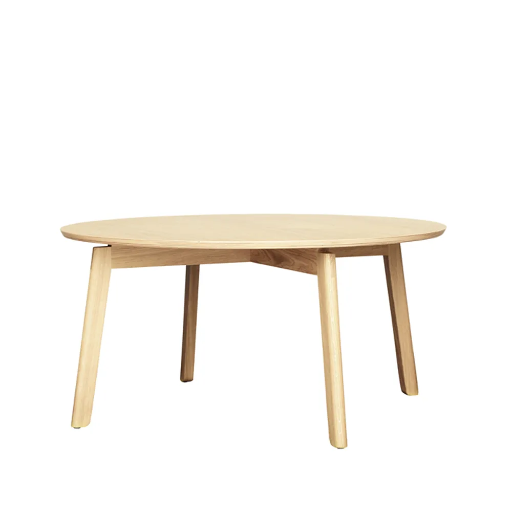 Area soffbord, ek mattlack, ø80 h.39 cm Fogia