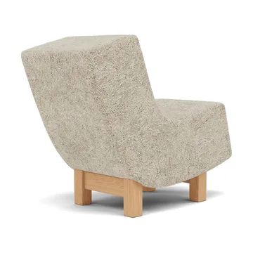 BD1 Lounge Chair - Fårskinn Mohawii-lackerad ek - Fogia