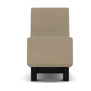 BD1 Lounge Chair - Tyg Ecriture 240-svart ek - Fogia