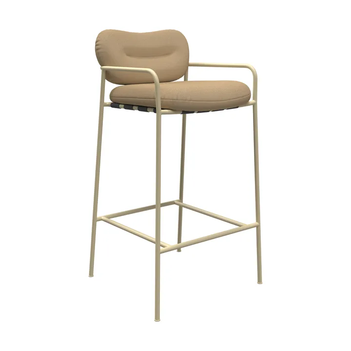 Bollo barstol high 75 cm - Vidar 4 0323 beige-beige - Fogia