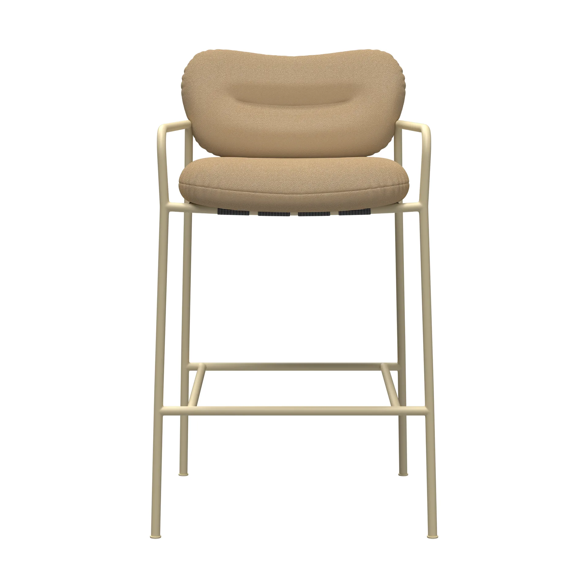 Bollo barstol low 65 cm, Vidar 4 0323 beige-beige Fogia