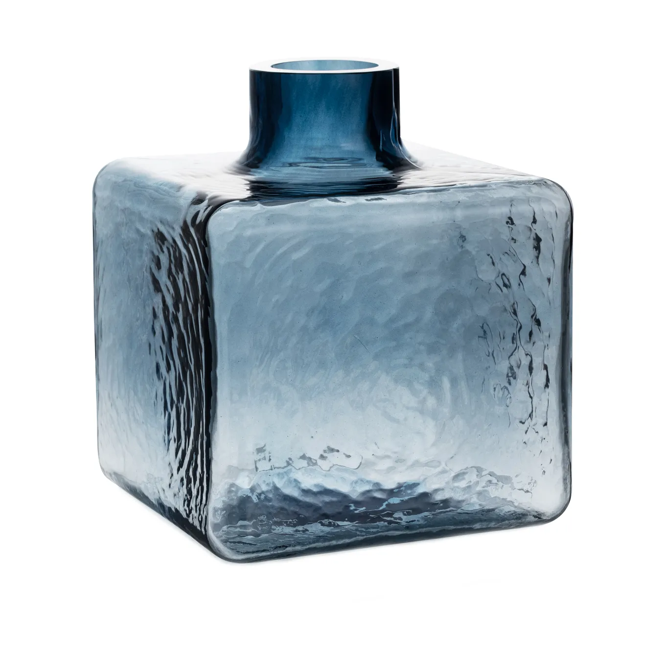 Cube vas, Blue, 23x20x20 cm Fogia