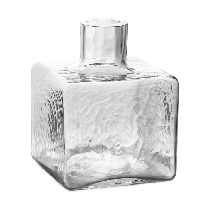 Cube vas - Clear, 13x10x10 cm - Fogia