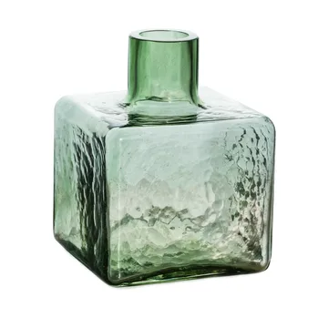Cube vas - Green, 13x10x10 cm - Fogia