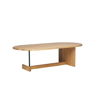 Koku soffbord lågt 60x120 cm - Lackad ek - Fogia