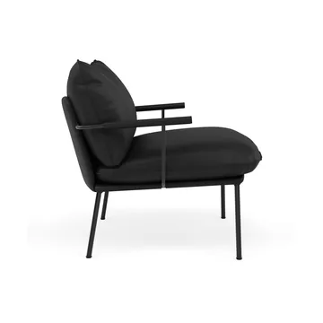 Pico fåtölj - Elmosoft 99999-RAL 9005 - Fogia