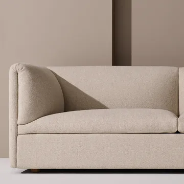 Retreat soffa 2,5-sits - 2,5-sits fiord 271 mörkbeige - Fogia