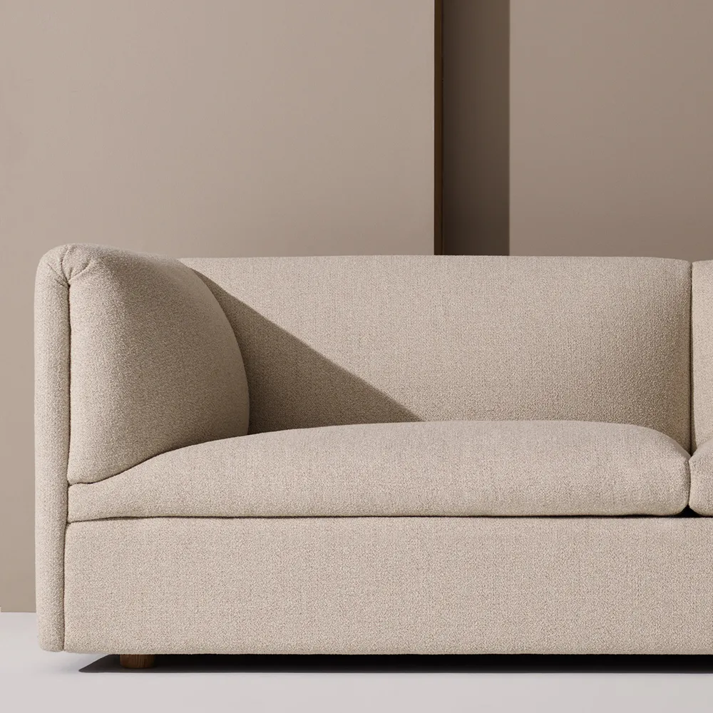 Retreat soffa 2,5-sits, 2,5-sits tyg fiord 751 gråblå Fogia