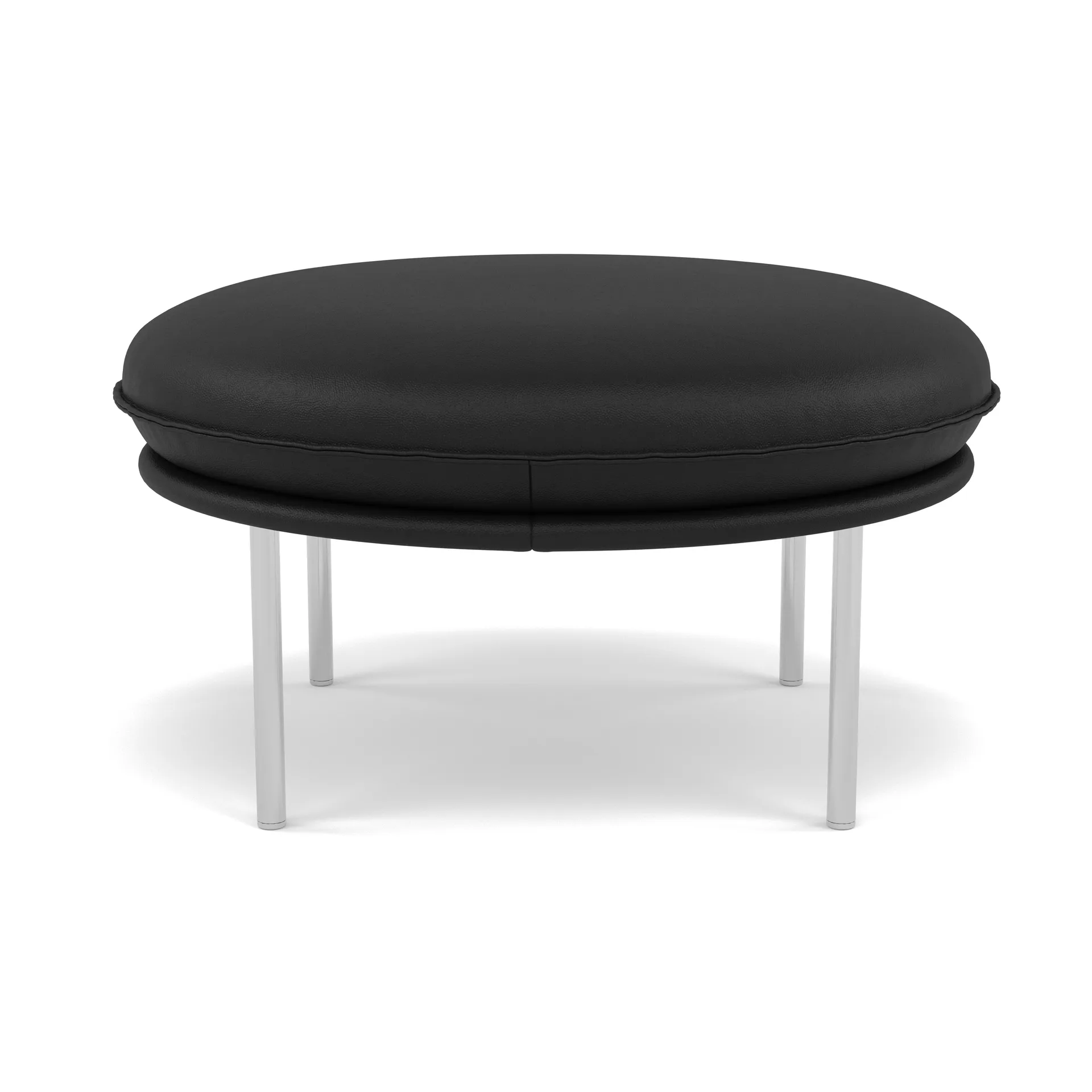 Tiki fotpall, Elmosoft 99999-polished stainless steel Fogia