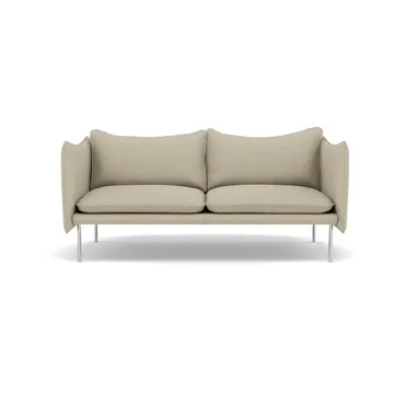 Tiki soffa 2-sits - Barnum 2-polished stainless steel - Fogia