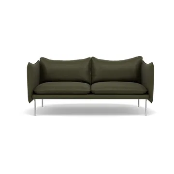 Tiki soffa 2-sits - Vintage Olive-polished stainless steel - Fogia