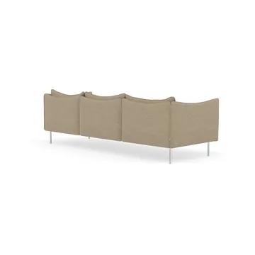 Tiki soffa 3-sits - Ecriture 0240-polished stainless steel - Fogia