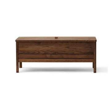 A Line förvaringsbänk 111 cm - Rökt ek - Form & Refine
