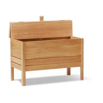 A Line förvaringsbänk 68 cm - Ek - Form & Refine