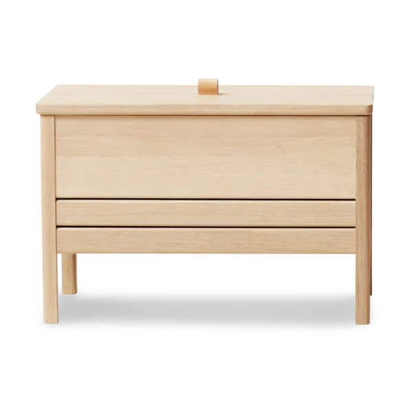 A Line förvaringsbänk 68 cm - Vitoljad ek - Form & Refine
