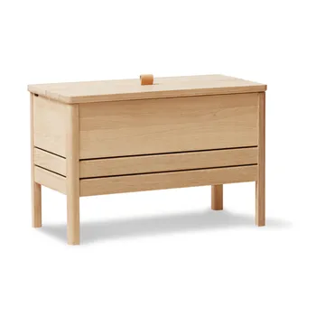 A Line förvaringsbänk 68 cm - Vitoljad ek - Form & Refine