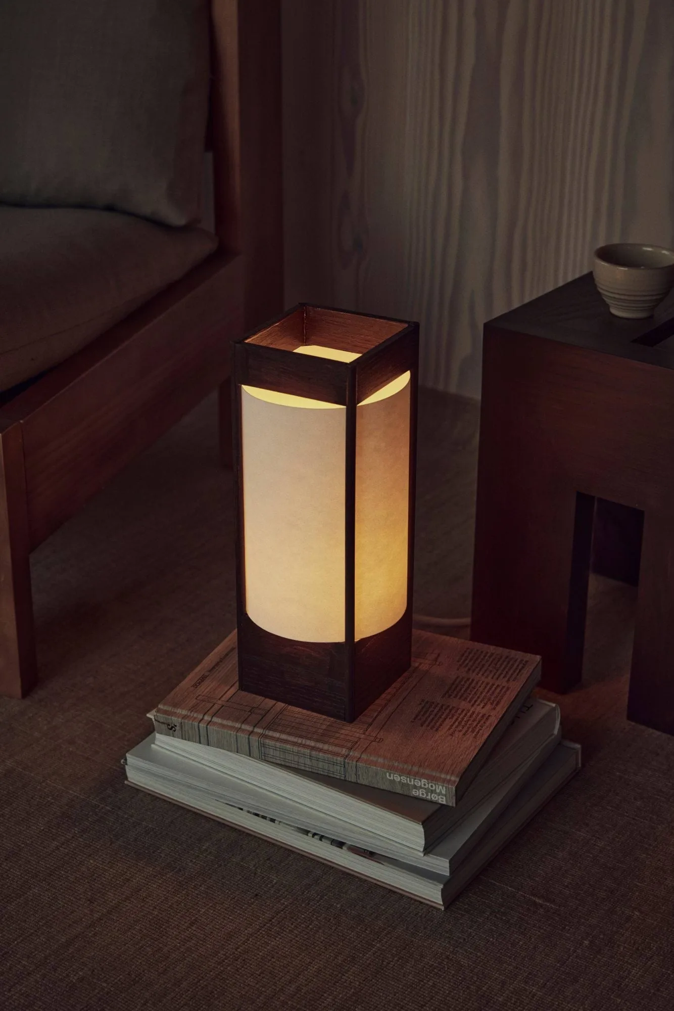 Andon bordslampa, Ask, 32 cm Form & Refine