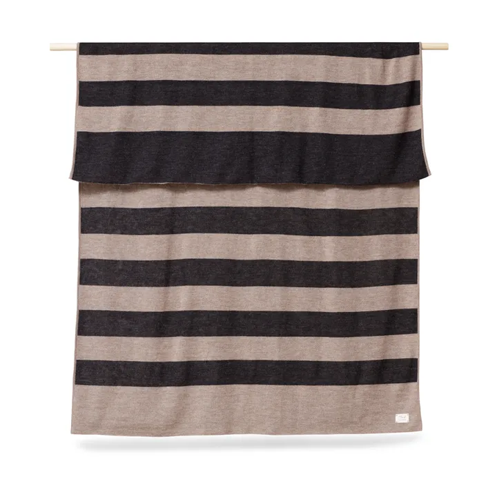 Aymara filt 130x190 cm - Ribbon Beige-black - Form & Refine