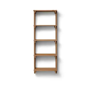 Beam Shelf vägghylla - Deep brown pine, 60x167x25 cm - Form & Refine