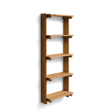 Beam Shelf vägghylla - Deep brown pine, 60x167x25 cm - Form & Refine