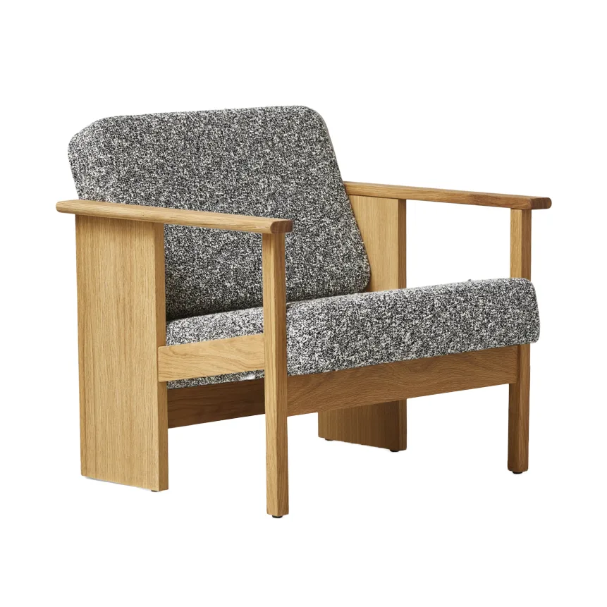 Block loungestol, Ek-Zero 0004 Form & Refine
