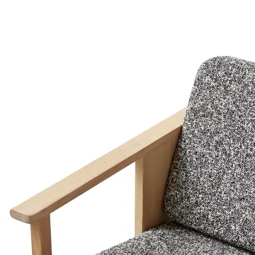 Block loungestol - Vit ek-Zero 0004 - Form & Refine