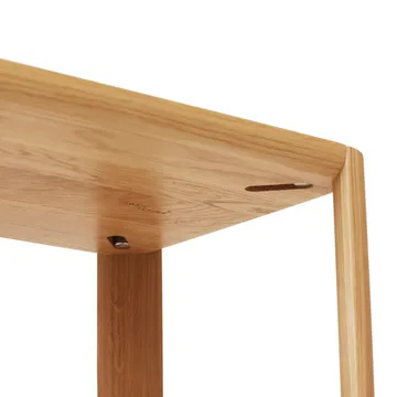 Leaf hylla 5 hyllplan 55x162 cm - Ek - Form & Refine