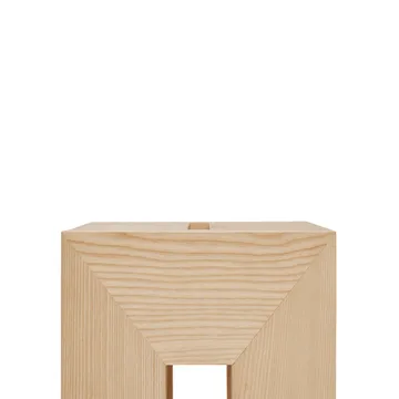 Monolith sidobord - Ask, 29x29x36 cm - Form & Refine