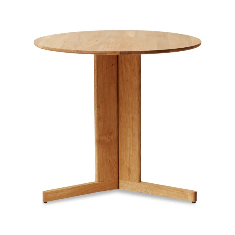 Trefoil matbord Ø75 cm, Ek Form & Refine