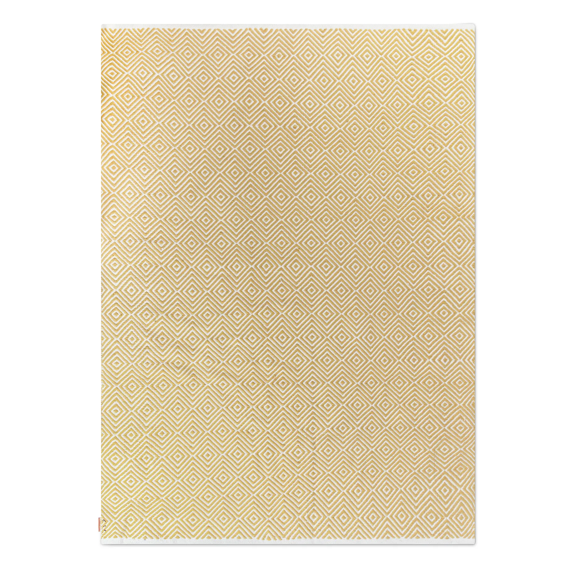 Diamond matta 170x230 cm, Yellow Formgatan