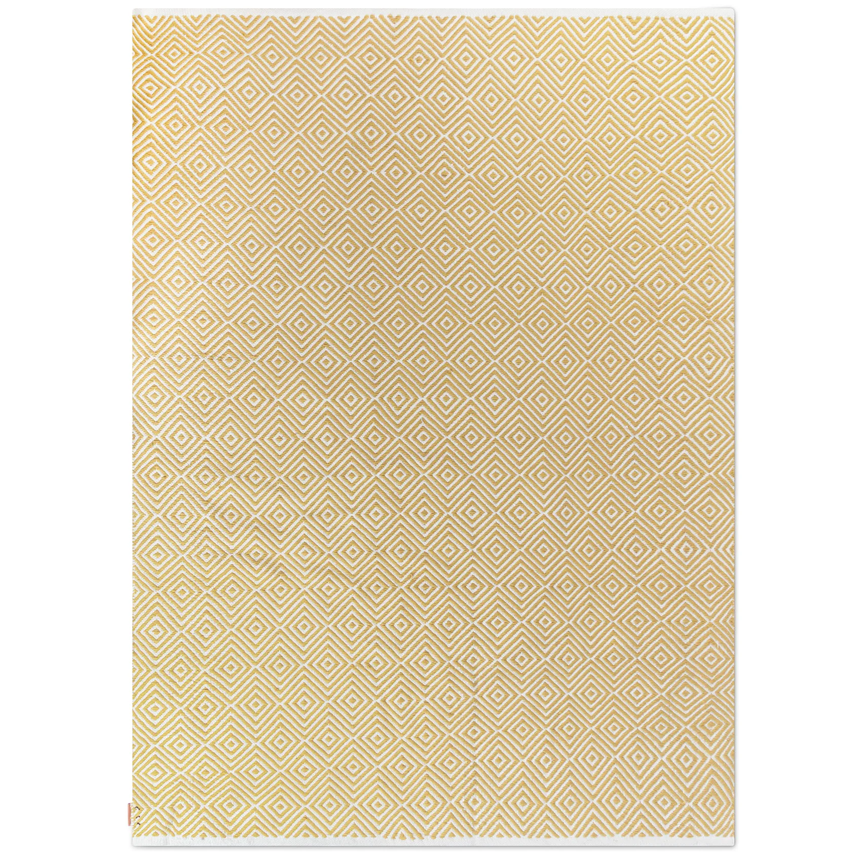 Diamond matta 200x300 cm, Yellow Formgatan