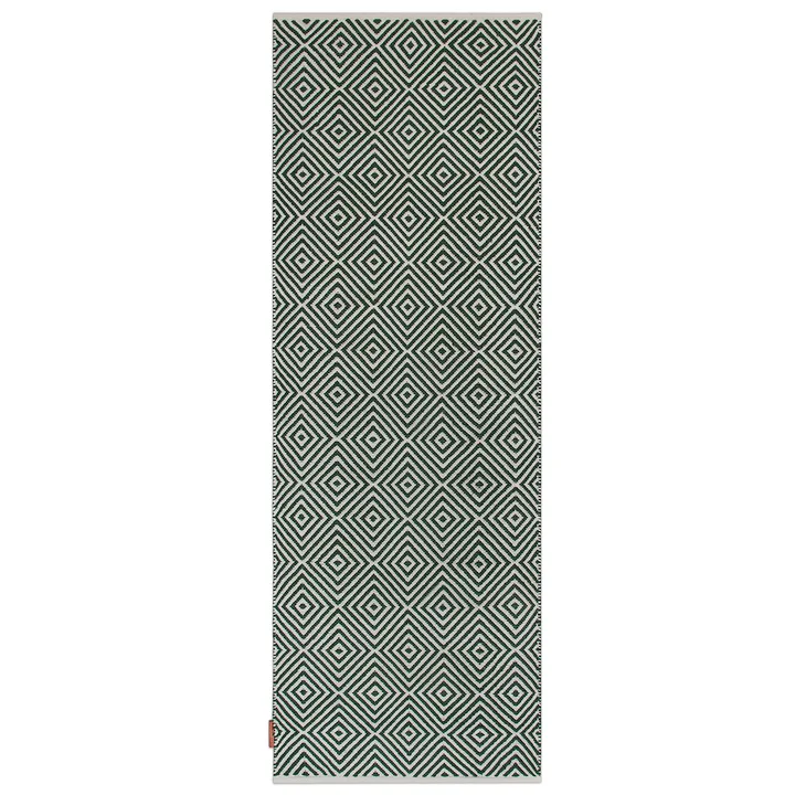Diamond matta 70x200 cm - Green - Formgatan