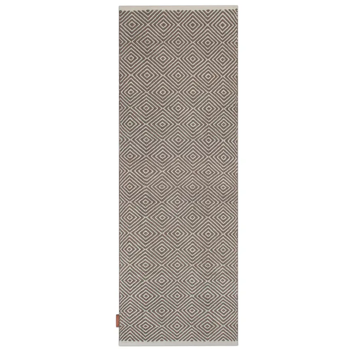 Diamond matta 70x200 cm - Grey - Formgatan
