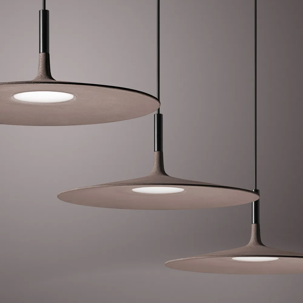 Aplomb Large pendel, Grå betong Foscarini