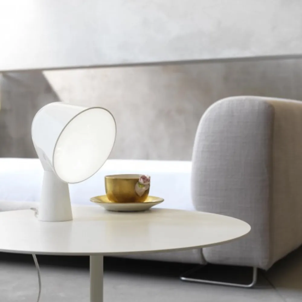 Binic bordslampa, bianco Foscarini