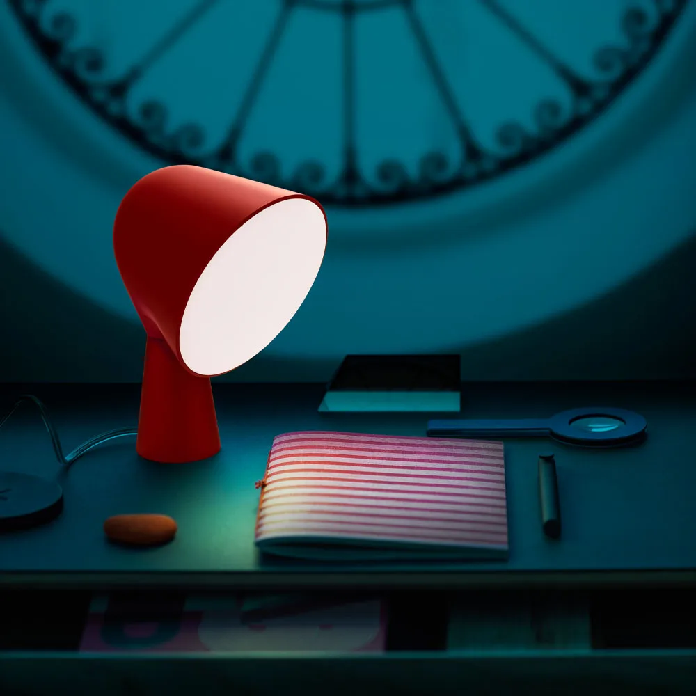 Binic bordslampa, rosa Foscarini
