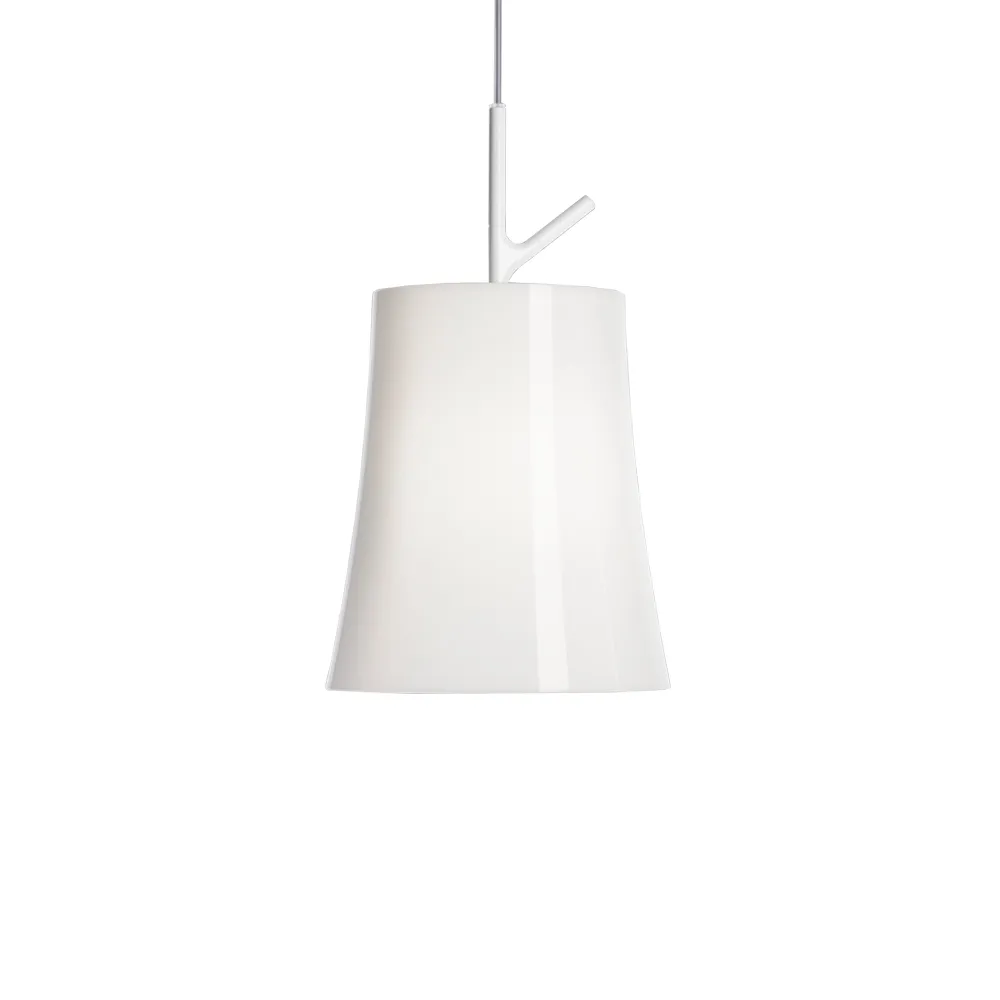 Birdie piccola pendel, bianco Foscarini