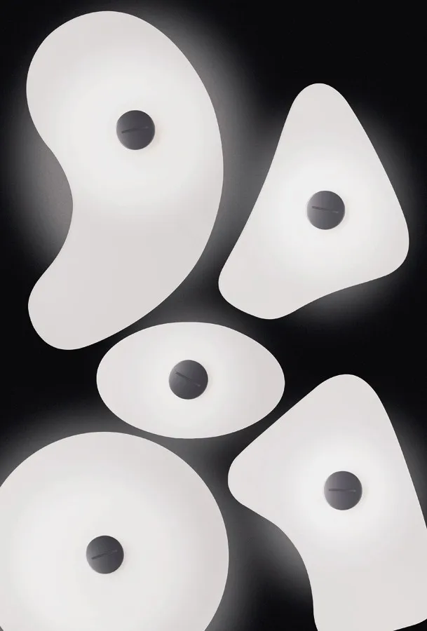 Bit 2 vägglampa, vit Foscarini